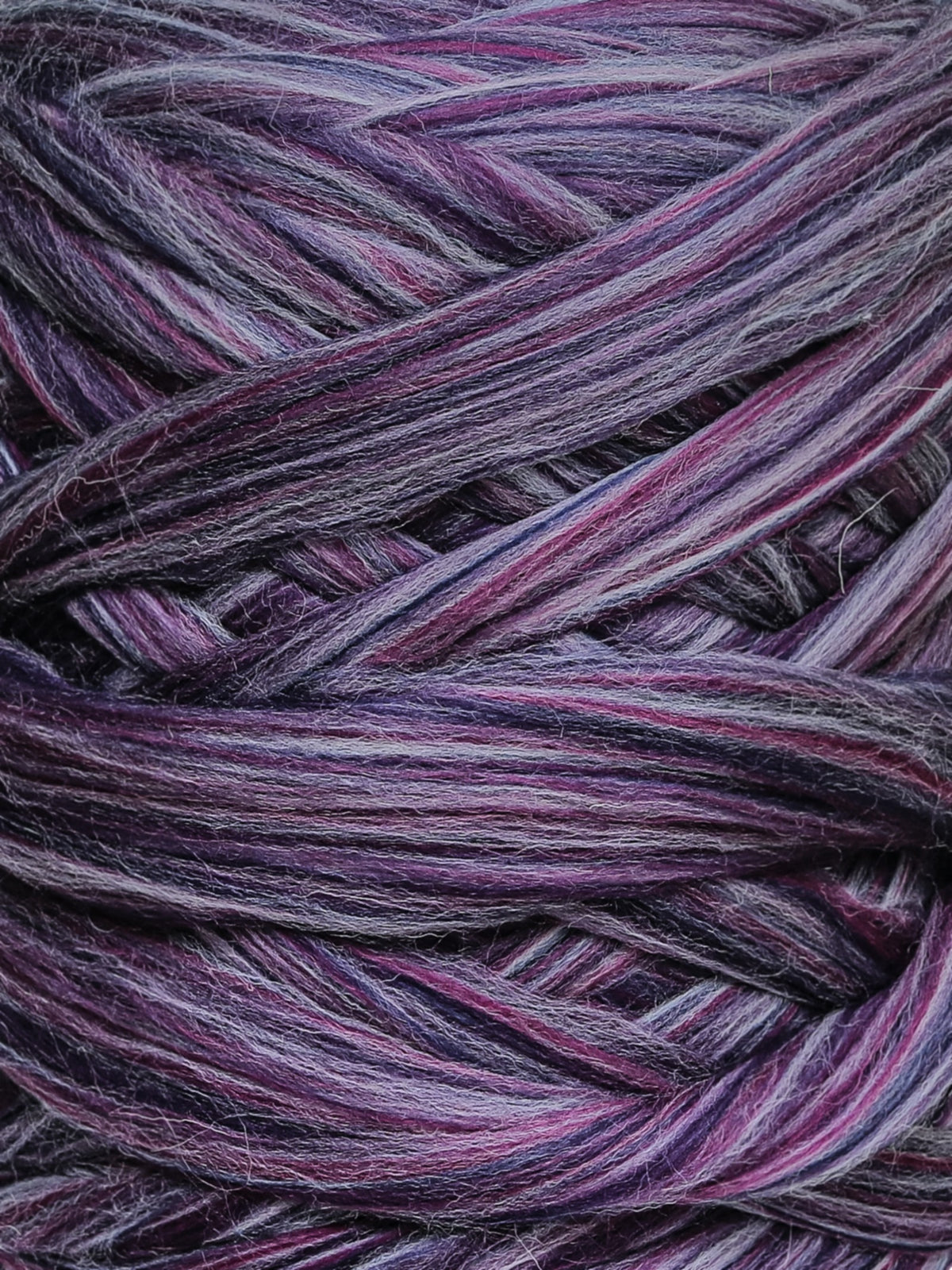 Kromski Merino Kammzug Standard in Pflaume meliert, Farbe 80