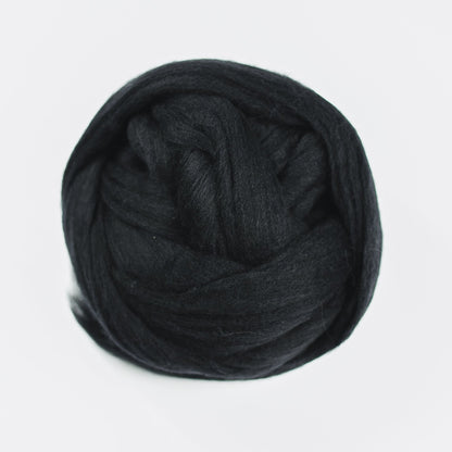 Kromski Merino Kammzug Standard in Schwarz, Farbe 33