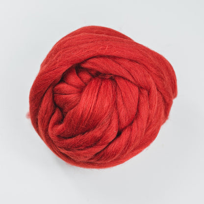 Kromski Merino Kammzug Standard in Rot, Farbe 11