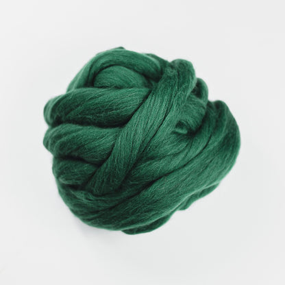 Kromski Merino Kammzug Standard in Grün, Farbe 30
