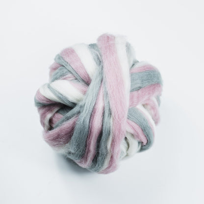 Kromski Merino Kammzug Standard in Rosé meliert, Farbe 63