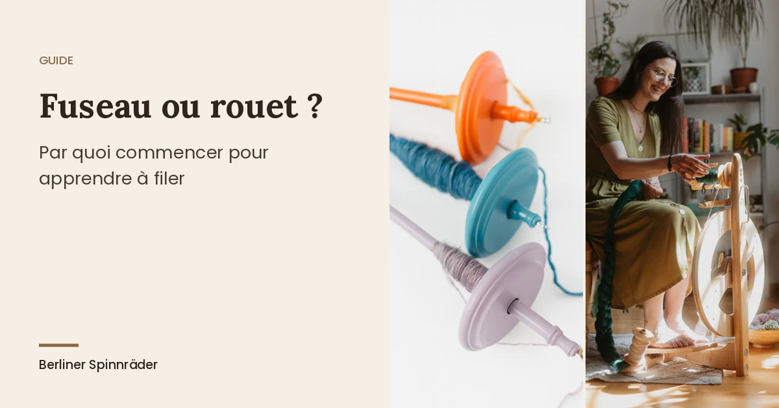 Fuseau ou rouet : fuseaux Kromski et une fileuse au rouet Kromski Fantasia