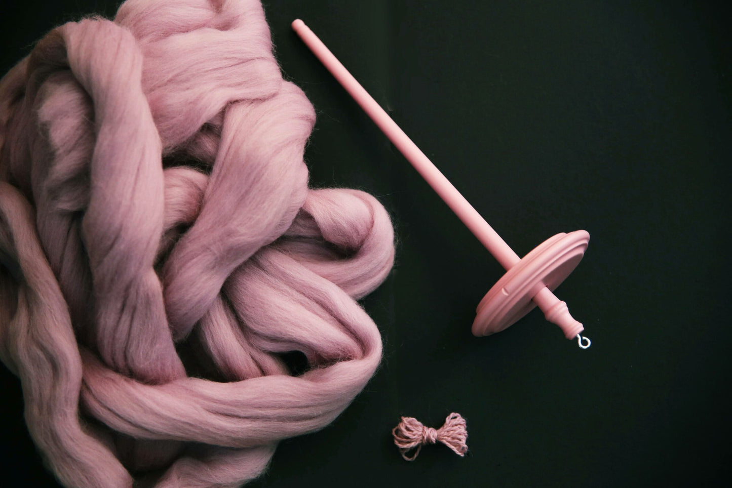Kromski Handspindel-Set Hellrosa